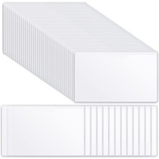 Chinco 100 Self Adhesive Pocket Index Card Pockets Index Card Holder Storage ...