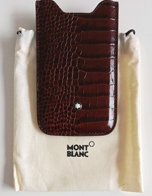 Montblanc Meisterstuck Brown Leather Business Card Holder