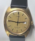 Vintage  Mens 1976 Viscount Timex original Automatic  watch Gold  serviced M32