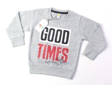 Good Times Gray Sweatshirt Casual Winter Wear For Toddlers/Kids
