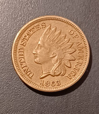 1863 Indian Head Cent US Old Coin Collection Circulated #1