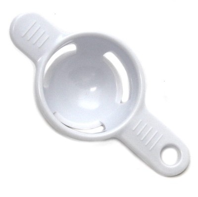 Chef Craft Basic Plastic Egg Separator White 5 inches Functional Supply Standard