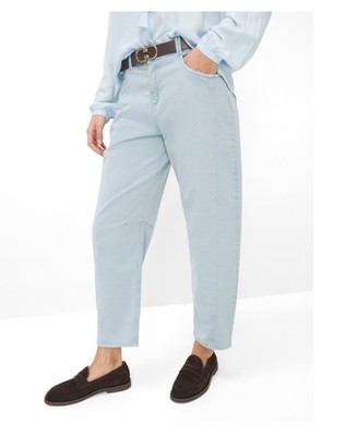 Style MEGAN S-SUMMER SERENITY: BARREL PANTS IN O-SHAPE-This barrel-lconscious wo