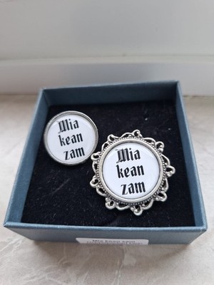 Gaudi Knopf/Knöpfe ''Mia kean zam'' (Pärchen)