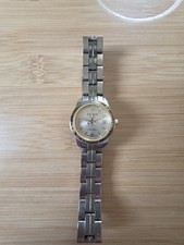 Tissot PR100 T049210A Ladies Two Tone Swiss Quartz Watch Sapphire Working