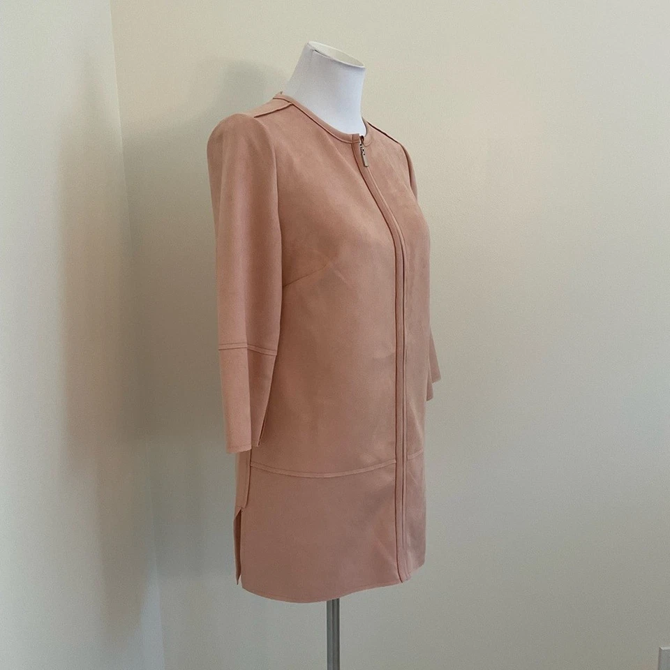 NWT Chico's Faux Suede Zip-Up Jacket - Image 4 of 4