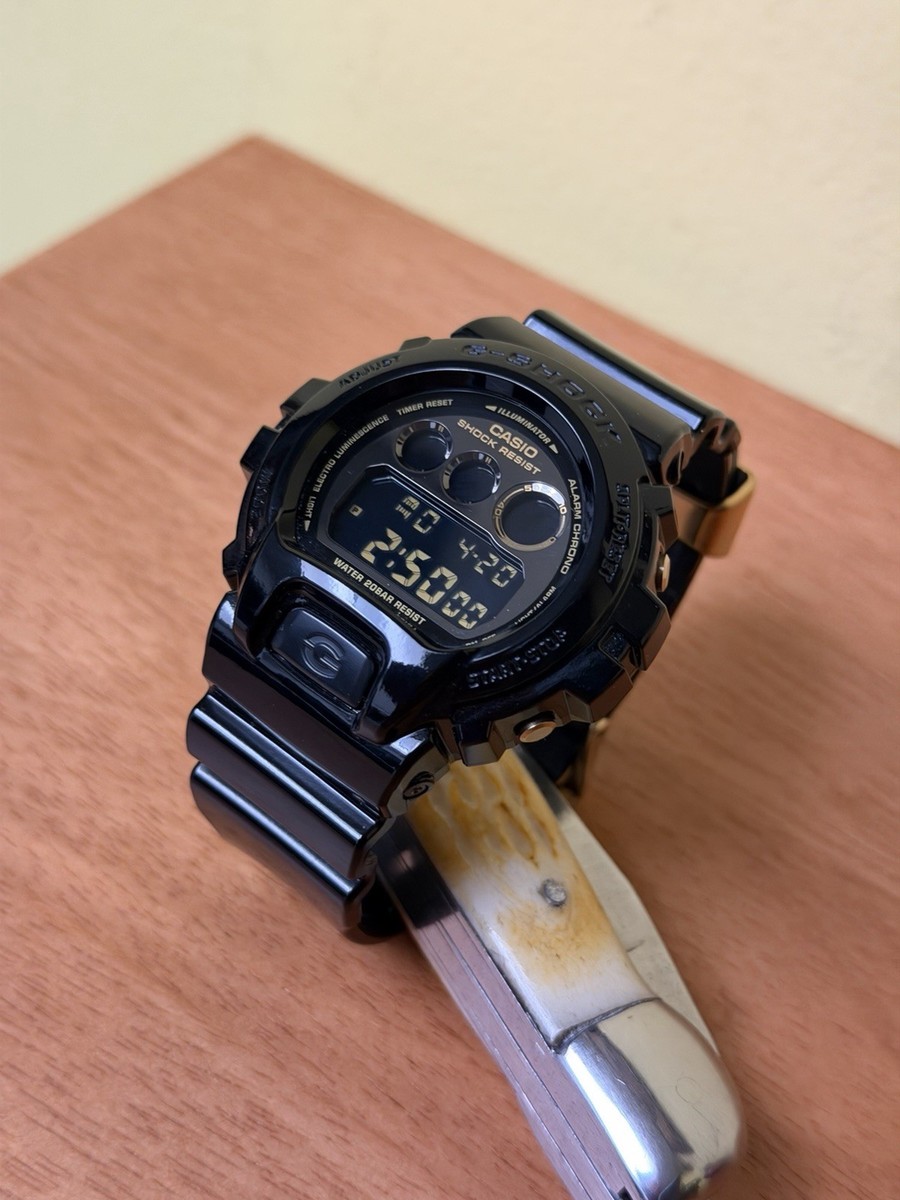 CASIO G-SHOCK 新品 3230 DW-6900B Casio G-Shock DW-6900 3230 Black & Gold Custom Mint Condition | eBay