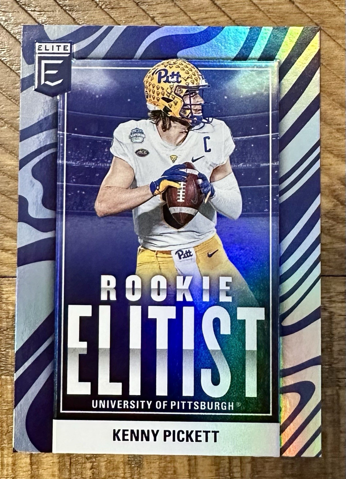 2022 Panini Donruss Elite Kenny Pickett Rookie Elitist RE-1 Browns Eagles