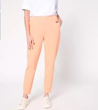 NWOT Denim  Co. Active Petite French Terry Joggers In Melon Sz MP