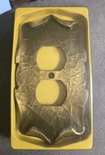 Amerock Sears Carriage House Brass Outlet Plate Cover Receptacle NIP