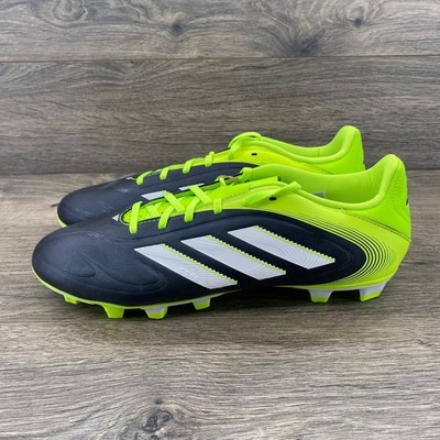 Adidas Copa Pure III Club Soccer Cleats Black Neon Green JR2896 Mens 10.5
