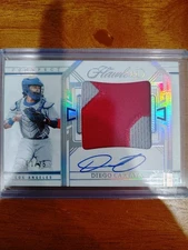 2024 Flawless Diego Cartaya. Los Angeles Prospect Patch Auto # PPA-DC 21/25