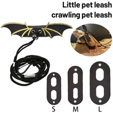Adjustable Bearded Dragon Leash Harness set Wings-Costume Clothes F9Q6