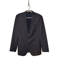 J.CREW $450 Navy Thompson Suit Jacket Worsted Wool Blazer Men