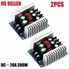 2PCS 20A 300W DC DC Buck Boost Converter Step Up Down Adjustable Module