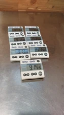 Lot Of 7 - VWR 62344-641  Traceable Four-Channel Alarm Timer with Clock Used