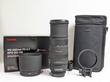 Objectif Sigma APO 150-500mm f5-6.3 DG OS HSM canon EF [Near Mint w/Hood...