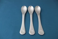 3 Teaspoons Robert Welch PENDULUM 18/10 Stainless Satin China 6 3/8"