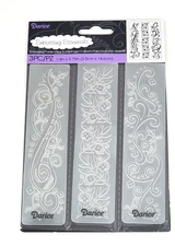 2013 Darice-Embossing Essentials-Embossing Folder Set -Flourishes-3pc