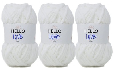 Hello Love - Babydeckengarn 300g - weiß