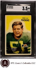 1955 Bowman #70 Jim Ringo RC SGC 3.5