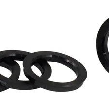 Wheel Accessories Parts Set of 4 Hub Centric Ring 83mm OD -83.00mm-Black