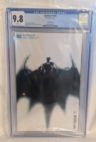Batman #110 2021 Jock Variant Cover CGC 9.8