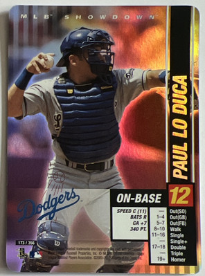 Paul Lo Duca 2002 WOTC MLB Showdown Foil #173/356 Los Angeles Dodgers ESE
