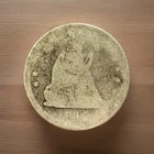 1867 S Seated Liberty Quarter Extremely Rare Date - 48K mintage