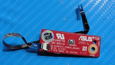 Asus ROG Zephyrus M16 16  GU603ZW-M16.I93070T Power Button Board w/Cable GU603ZX