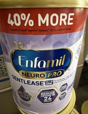 4 Cans Enfamil Neuro Pro Gentlease 27.4 oz Container    Expires on 2027    