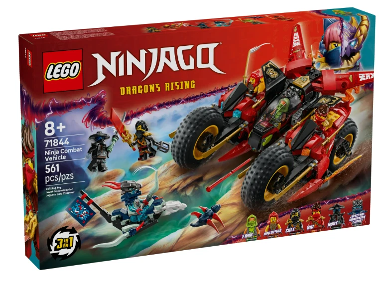 LEGO NINJAGO Ninja Vehículo de Combate 71844 Kit de Construcción, 561 Piezas Foto 2 de 4