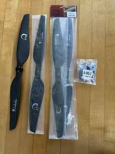 XOAR DJI Inspire 2 Carbon Fiber Propellers Props 1550 + Self-Tightening Adapter