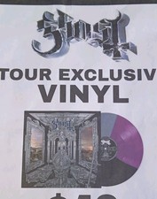 Ghost Band Skeleta Tour Exclusive Tri Color Grey Purple Black Vinyl Record Album