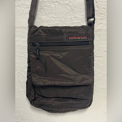 Hedgren Urban Stockholm Barcelonia Brown Crossbody Multi Pocket Zipper Bag
