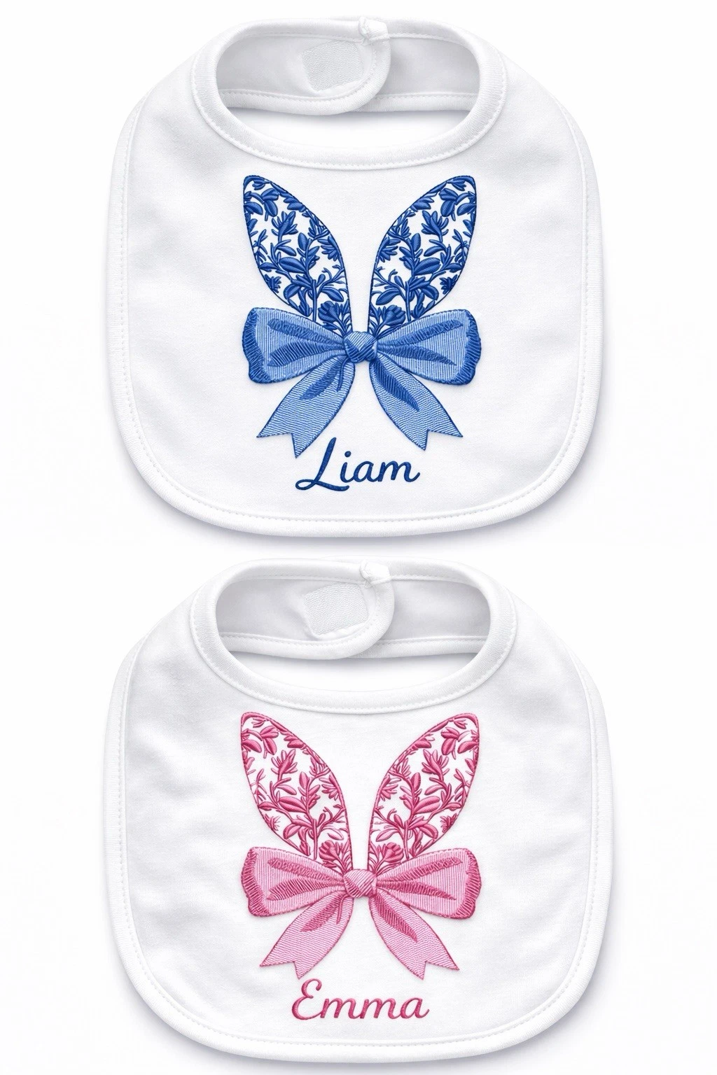 ✨ Personalized Baby Bib – Custom Name Embroidered 👶