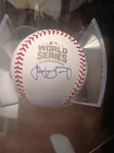 Jake Arrieta Signed 2016 World Series Rawlings OMLB Baseball Chicago Cubs (JSA)