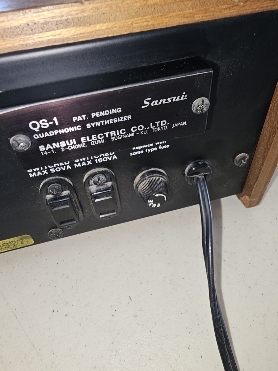 SANSUI QS-1 Quadraphonic Synthesizer | eBay SANSUI QS-1 Quadraphonic Synthesizer | eBay