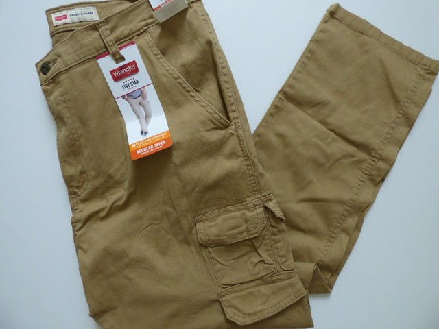 Wrangler Mens Regular Taper Flex 