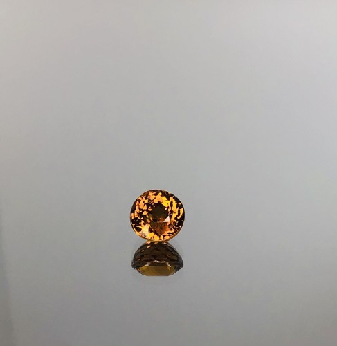 Sphene Titanite Gemstone 1.80 Carat Deep Cognac – Vivid Orange Vvs2 Untreated  - Picture 10 of 19