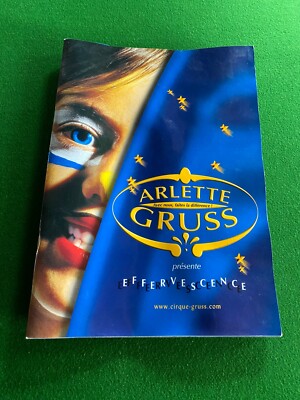 Zirkusprogramm - Arlette GRUSS - Brause - 2002