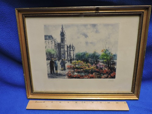 Vintage French Etching Print by Lebadly? - Picture 2 of 12