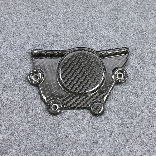 For Kawasaki ZX4RR ZX4R Dry Carbon Fiber Motorcycle Left Engine Cover Replace 1X - Picture 8 of 9