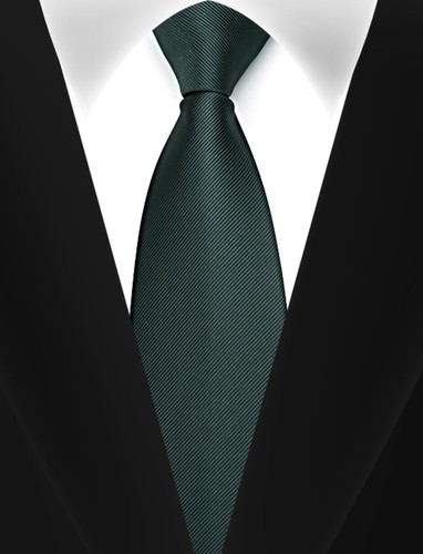 Microfiber Solid Color Men's Tie Set in Gift Box with 3.15'' 8cm Tie Pocket S... - Picture 2 of 7