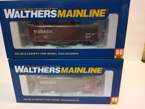 Walthers Mainline HO Escala 1/87 40' USRA Madera Boxcar 2 piezas Wasbash #'s 80788.80786 | Zustand: New