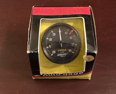 AutoMeter 2309 Autogage Shift-Lite Tachometer Street Car, Truck, Hotrod Racer