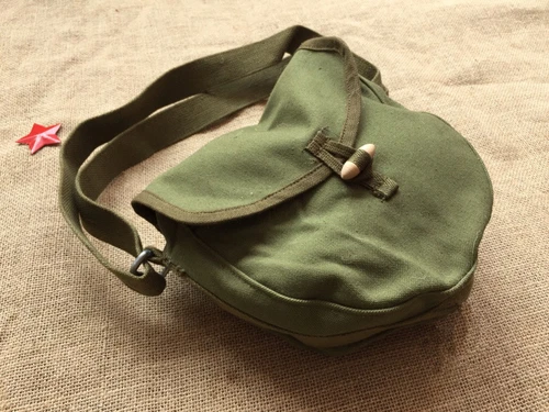 Remaining Chinese military surplus 56 RPD drum magazine ammunition bag - Picture 2 of 14
