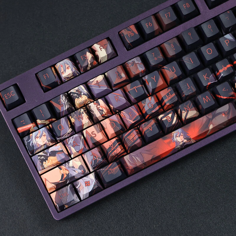 Honkai Impact 3 Herrscher of Sentienc 108 PBT Keycaps for Cherry MX Mechanical K - Image 4 of 4