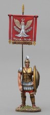 THOMAS GUNN ANCIENT GREEKS PERSIANS SPA037D SPARTAN WITH BANNER BRONZE