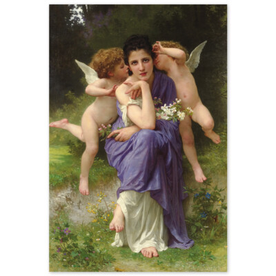 William Adolphe Bouguereau, Frühlingsmelodie, Poster